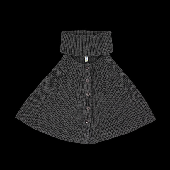 NEW Blu by Blu Stylish Fall Grey Girls Poncho 7/8 - Picture 1 of 2